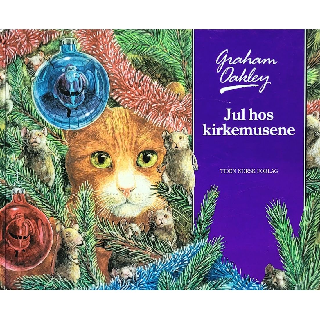Jul hos kirkemusene, brukte bøker av Graham Oakley