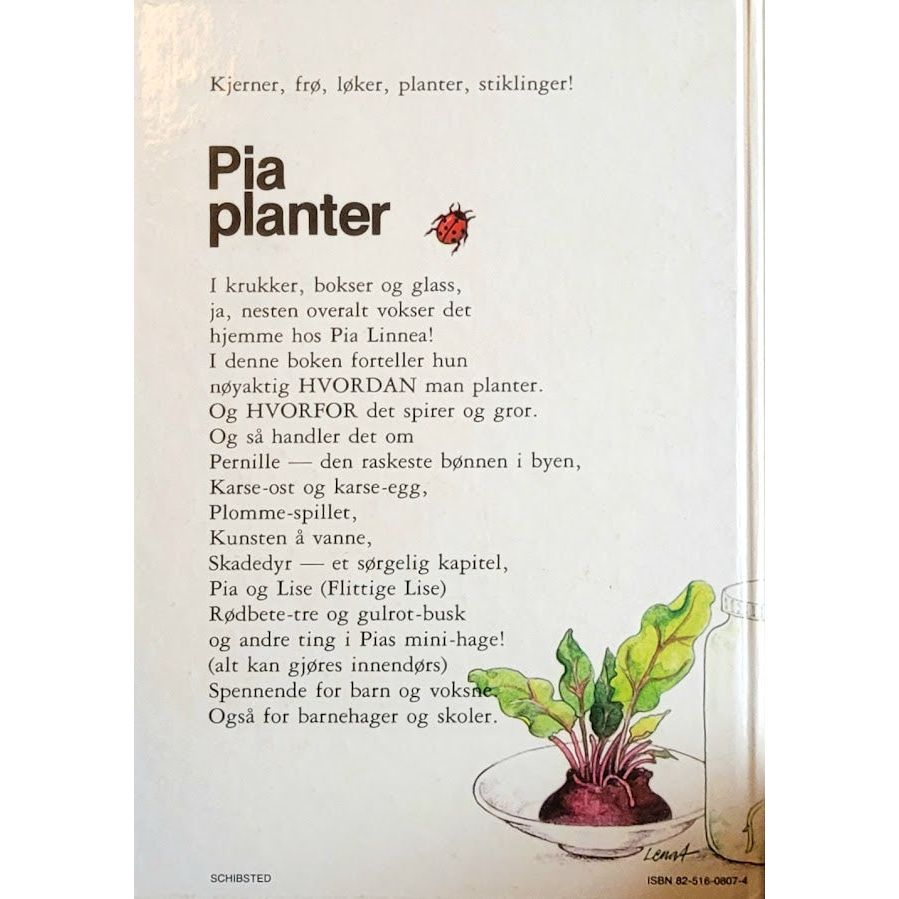Björk, Christina: Pia planter