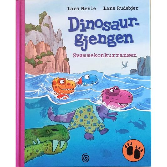 Dinosaurgjengen 2 - Svømmekokurransen, brukte bøker av Lars Mæhle og Lars Rudebjer