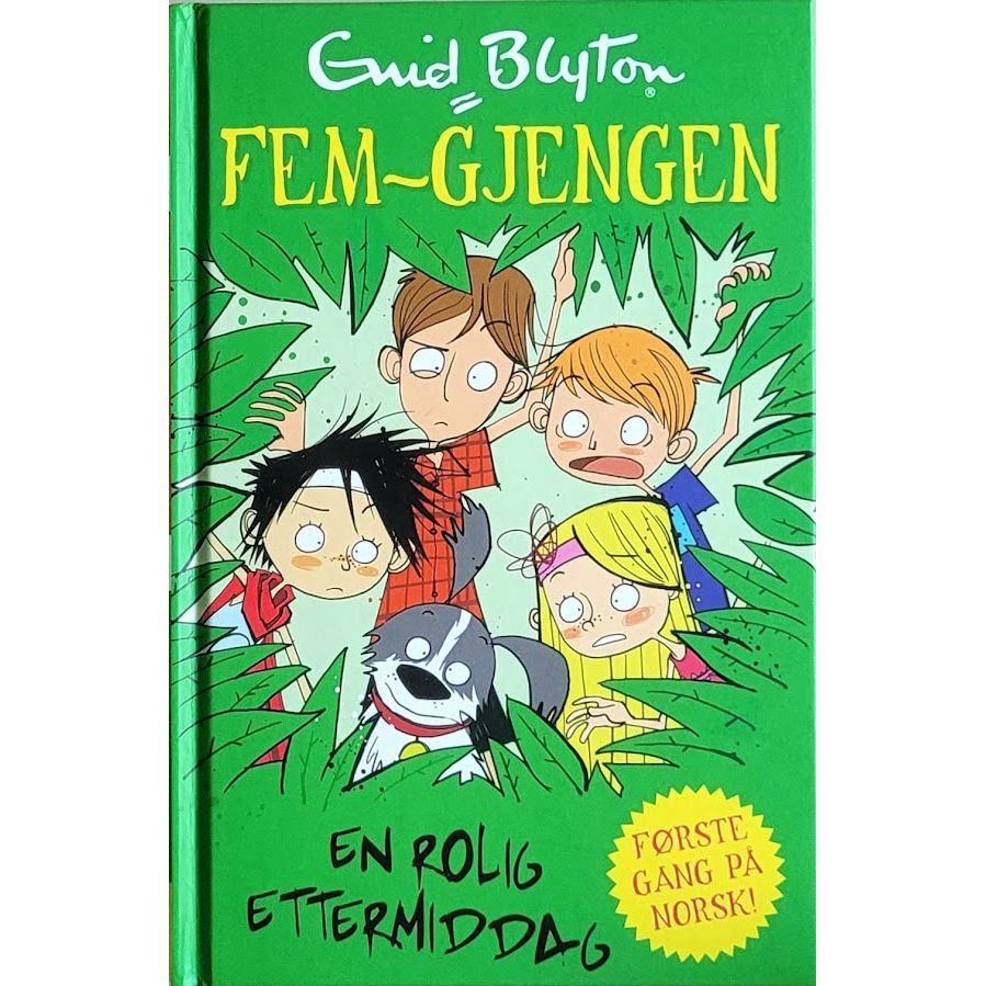 Fem-gjengen - En rolig ettermiddag, brukte bøker av Enid Blyton