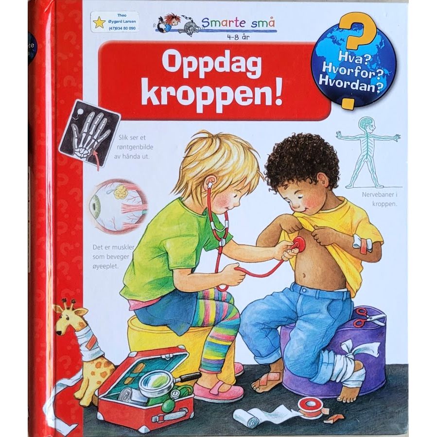 Oppdag kroppen! - Brukte barnebøker fra Smarte små