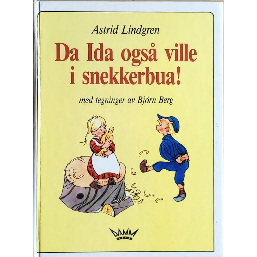 Da Ida også ville i snekkerbua!, brukte bøker av Astrid Lindgren og Björn Berg