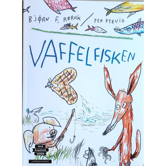 Vaffelfisken, brukte bøker av Bjørn F. Rørvik og Per Dybvig