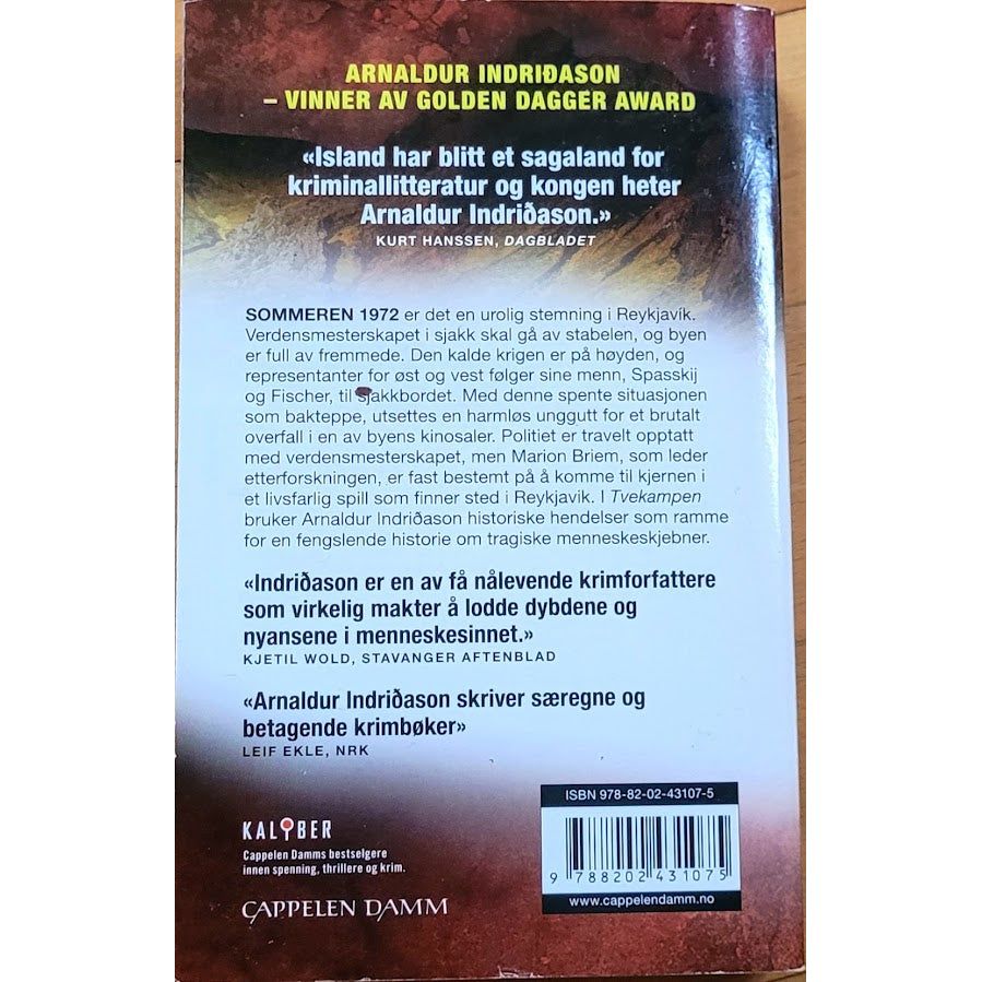 Indridason, Arnaldur: Erlendur Sveinsson 10 - Tvekampen