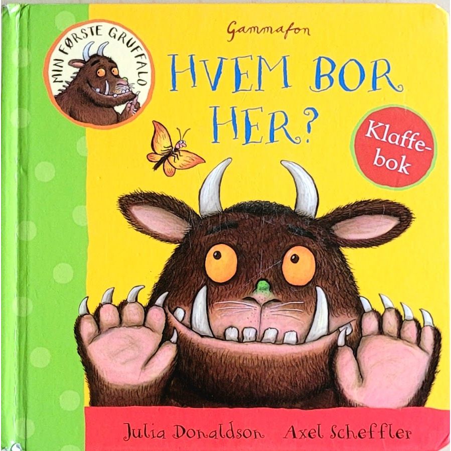 Hvem bor her?, brukte bøker av Julia Donaldson og Axel Scheffler