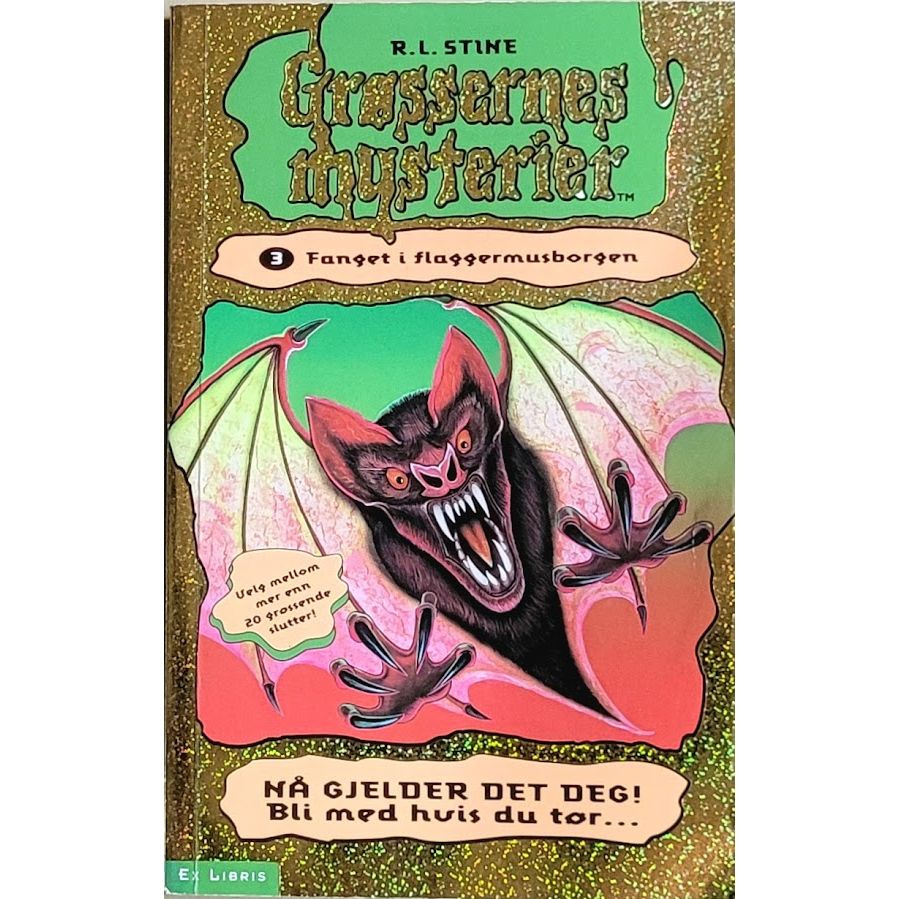 Grøssernes mysterier 3 - Fanget i flaggermusborgen - Brukte bøker av R.L. Stine