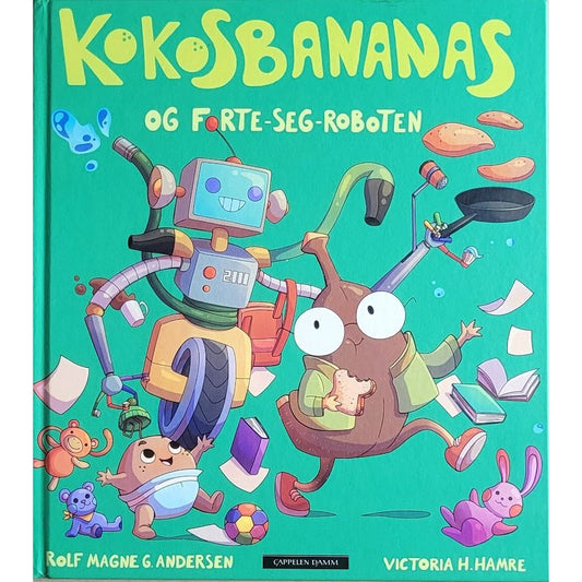 Brukte barnebøker av Rolf Magne G. Andersen: Kokosbananas og forte-seg-roboten