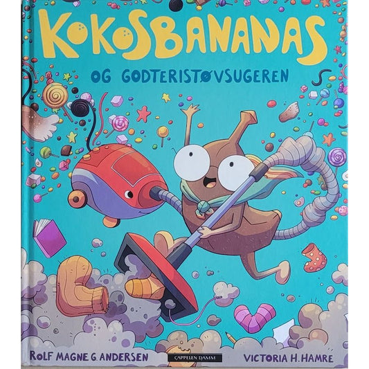 Brukte barnebøker av Rolf Magne G. Andersen: Kokosbananas og godteristøvsugeren