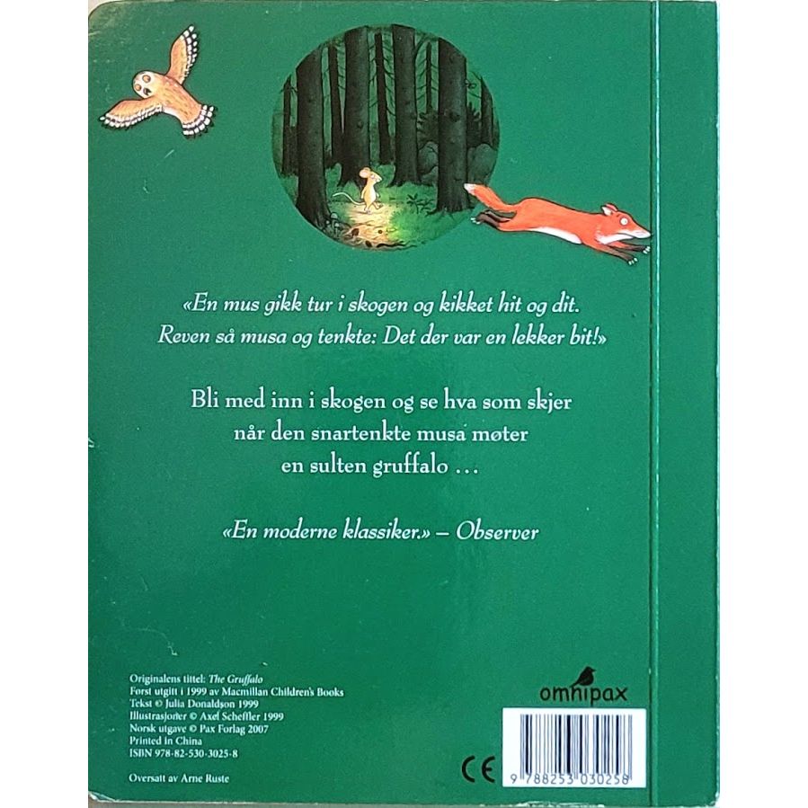 Gruffalo, brukte bøker av Julia Donaldson og Axel Scheffler