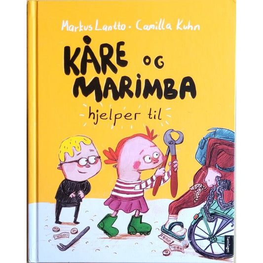 Kåre og Marimba hjelper til - Brukte bøker av Markus Lantto og Camilla Kuhn
