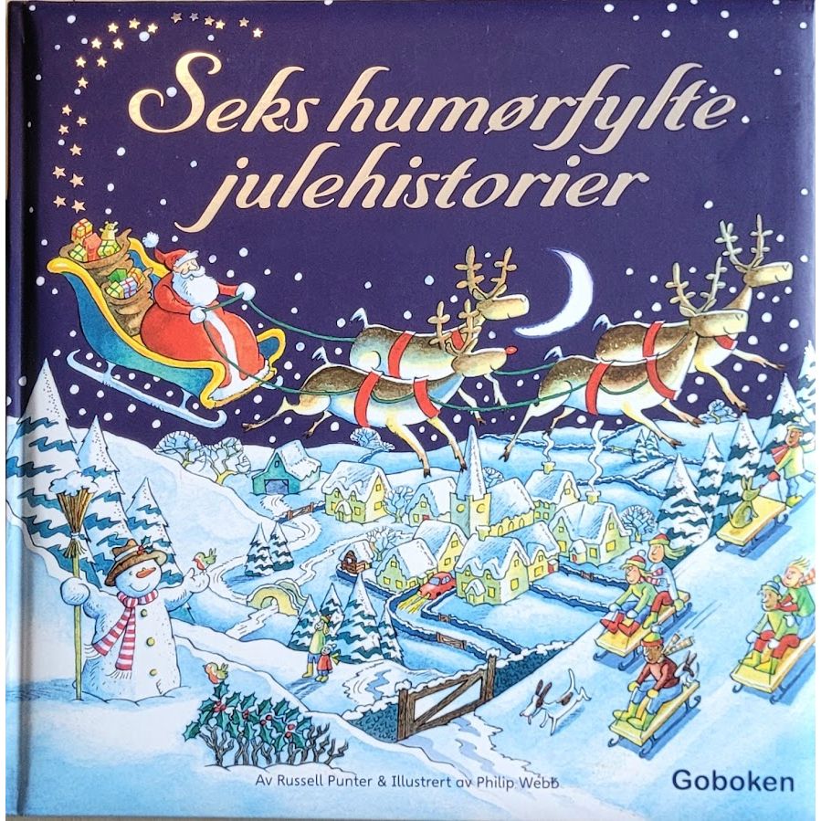 Seks humørfylte julehistorier, brukte bøker av Russel Punter