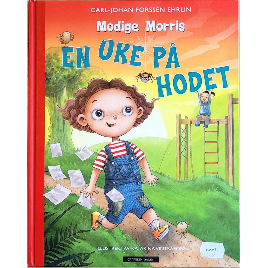 Modige Morris - En uke på hodet, brukte bøker av Carl-Johan Forssén Ehrlin