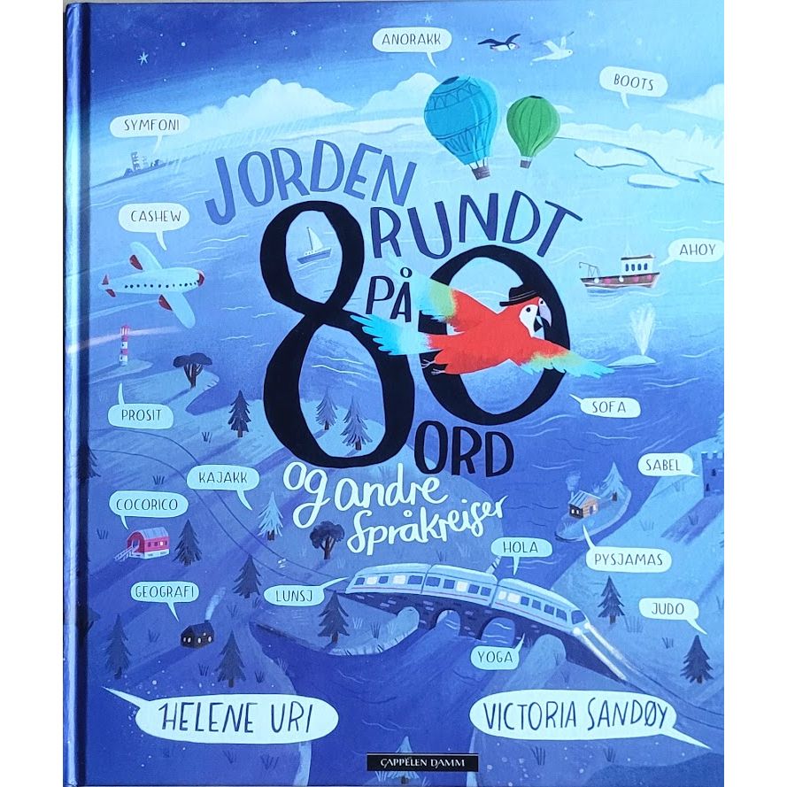 Jorden rundt på 80 ord - og andre språkreiser, brukte bøker av Helene Uri
