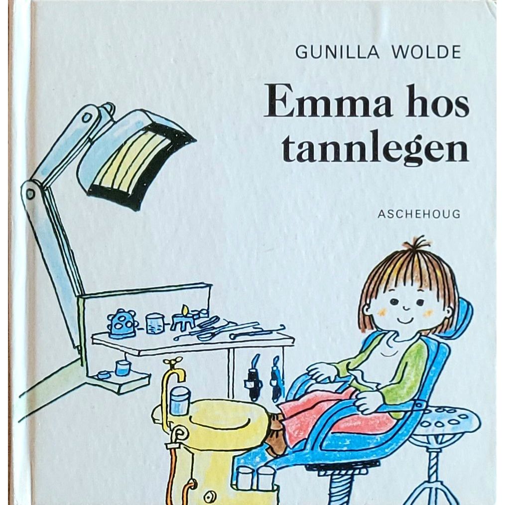 Emma hos tannlegen, brukte bøker av Gunilla Wolde