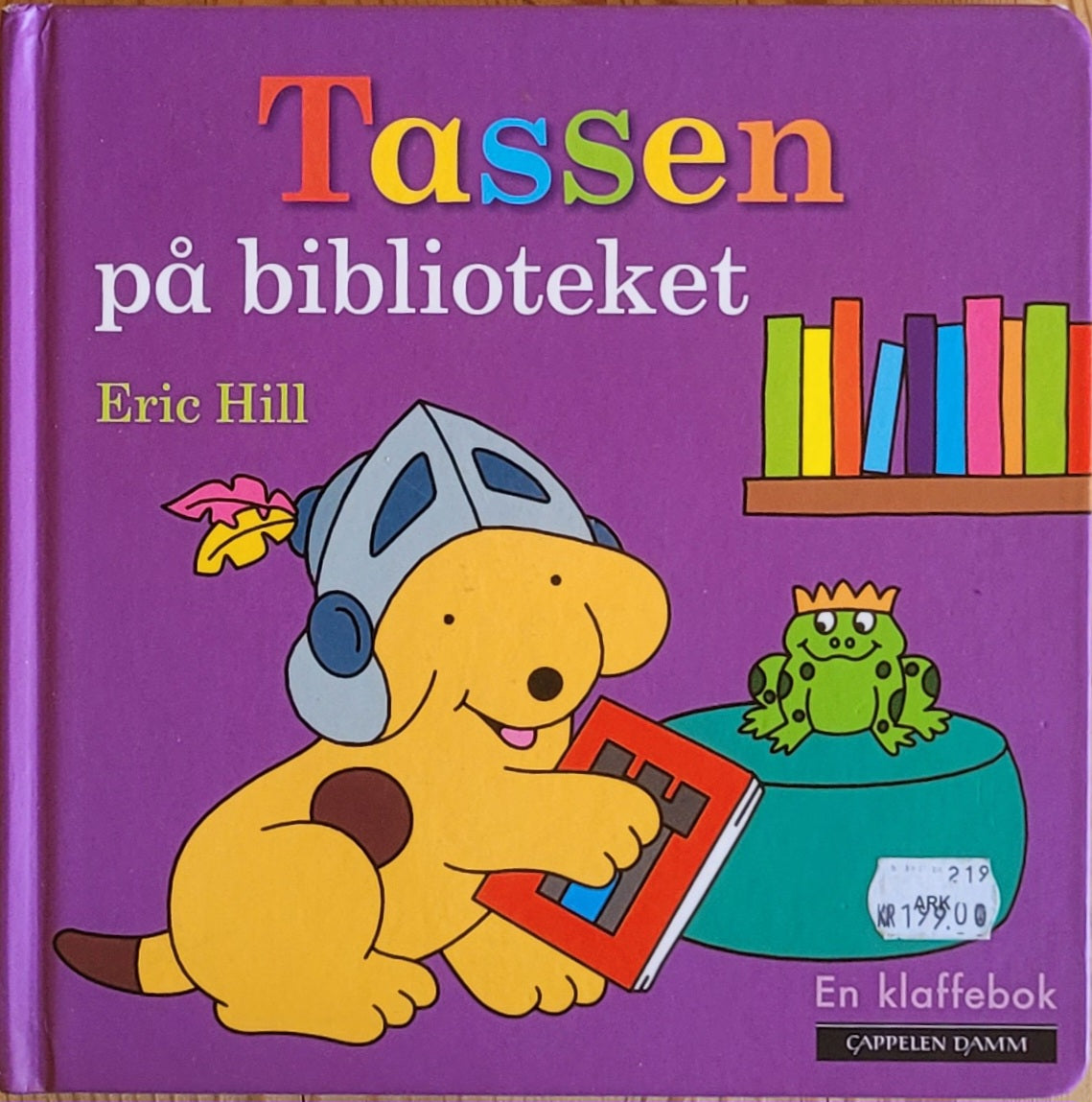 Tassen på biblioteket, brukte bøker av Eric Hill