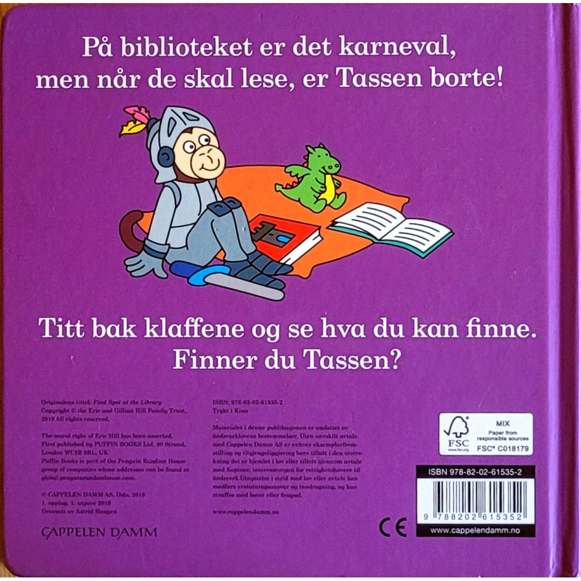 Hill, Eric: Tassen på biblioteket