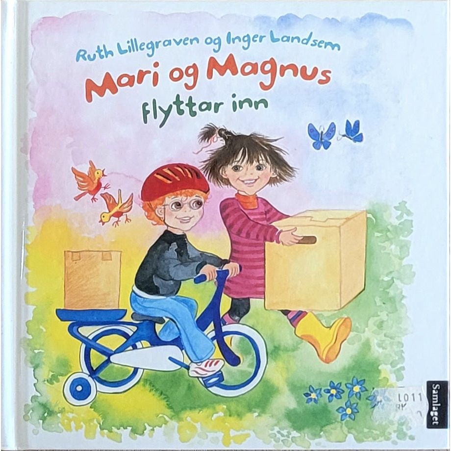 Mari og Magnus flyttar inn, brukte bøker av Ruth Lillegraven og Inger Landsem