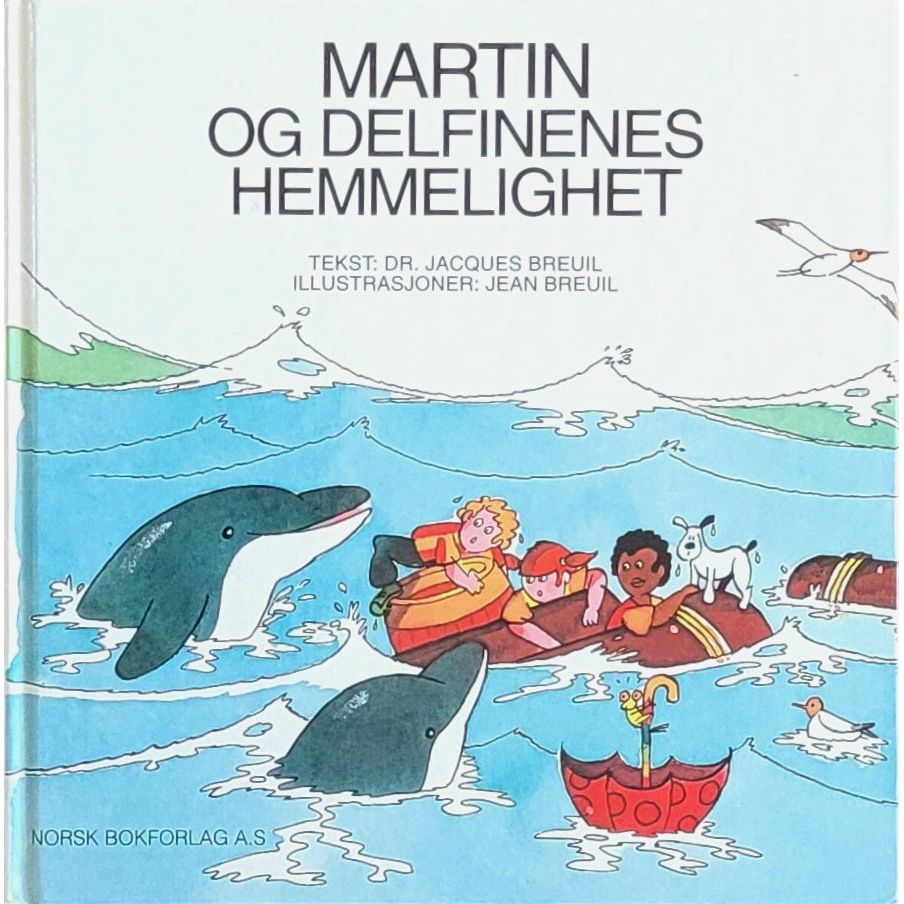 Martin og delfinenes hemmelighet, brukte bøker av Jaques Breuil