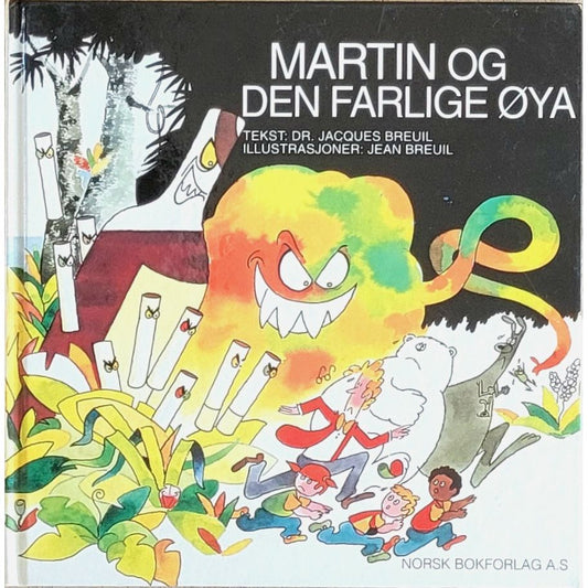 Martin og den farlige øya, brukte bøker av Jaques Breuil