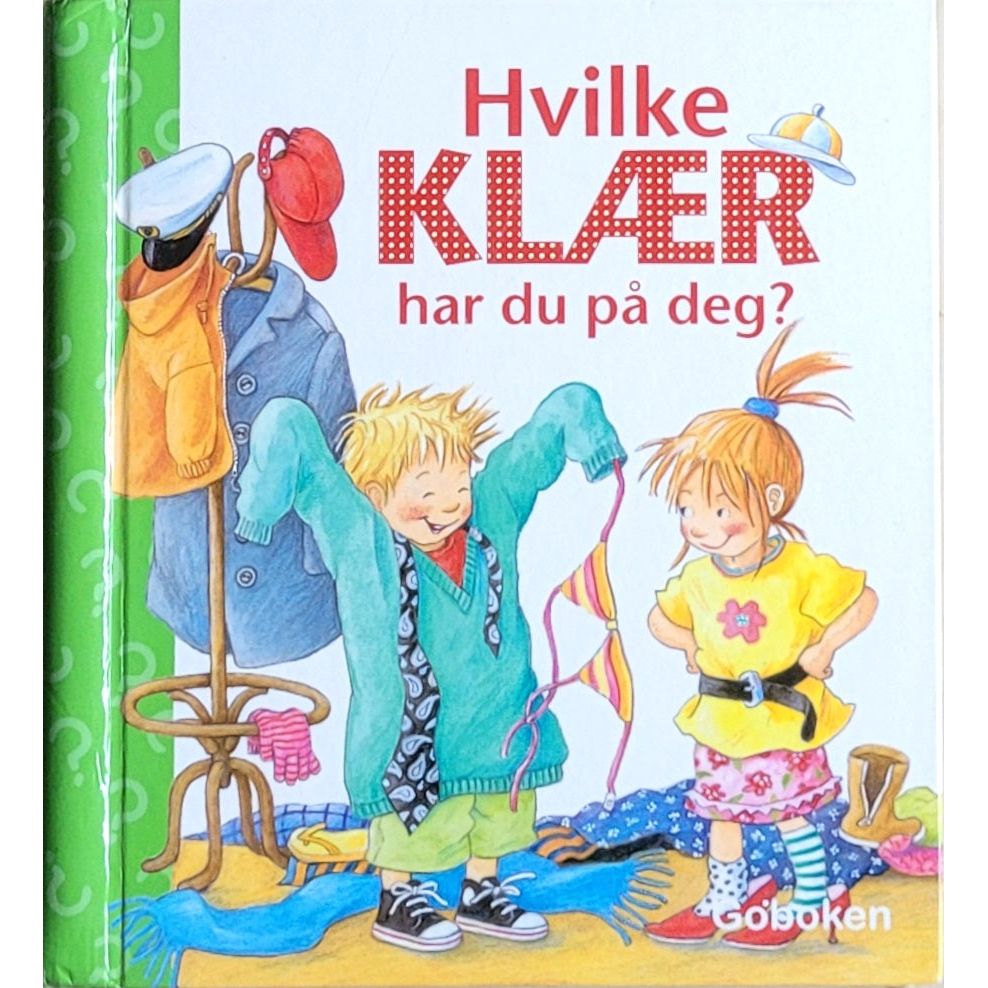Hvilke klær har du på deg?, brukte bøker