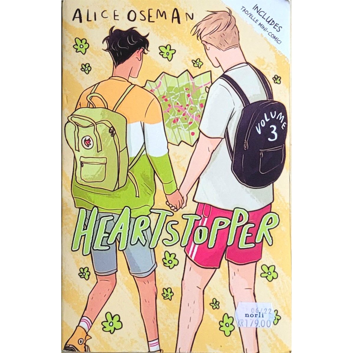Heartstopper volume 3, brukte bøker av Alice Oseman