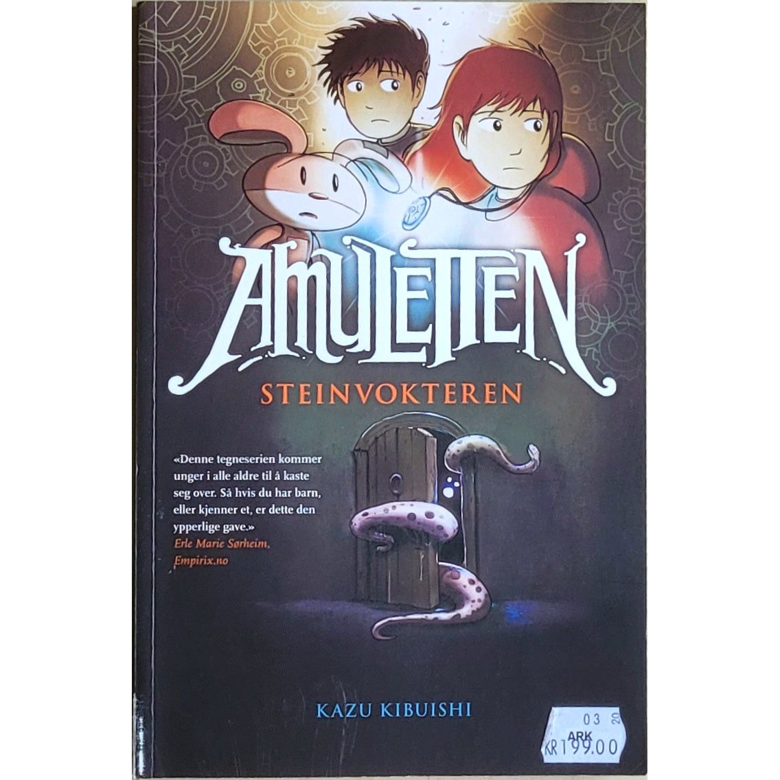 Amuletten - 1. Steinvokteren, brukte bøker av Kazu Kibuishi