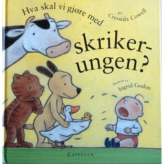 Hva skal vi gjøre med skrikerungen?, brukte bøker Cressida Cowell