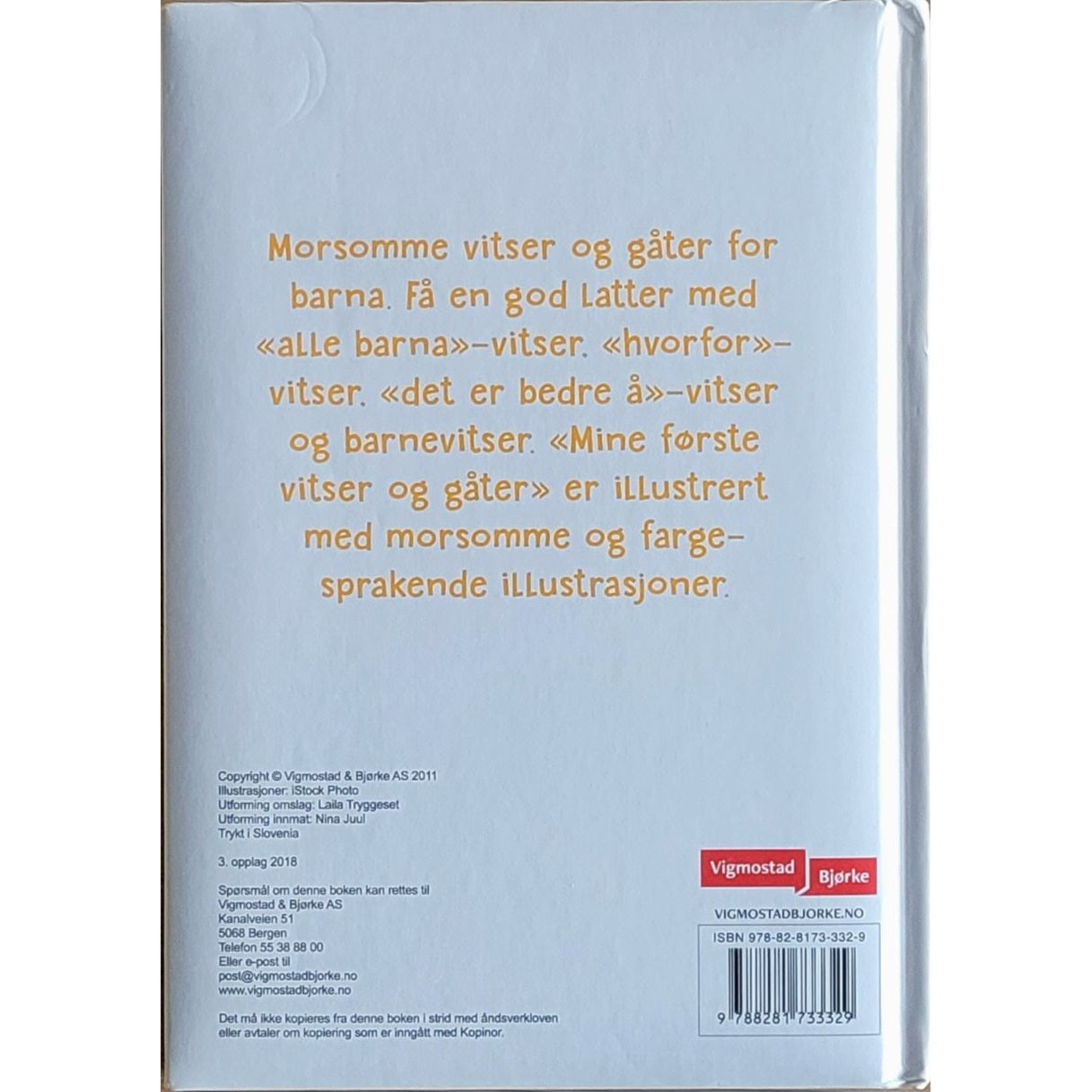 Mine første vitser og gåter, brukte bøker i Mine første-serien