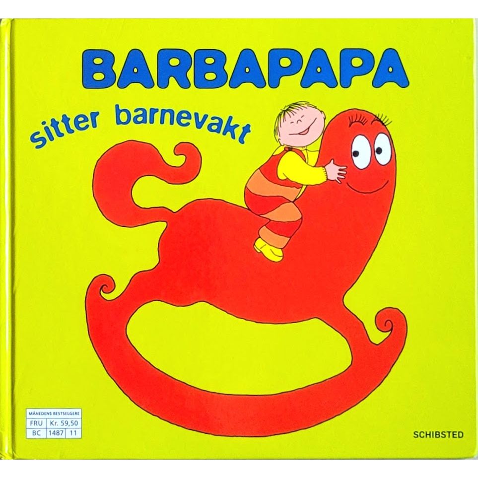 Barbapapa sitter barnevakt, brukte bøker av Annette Tison