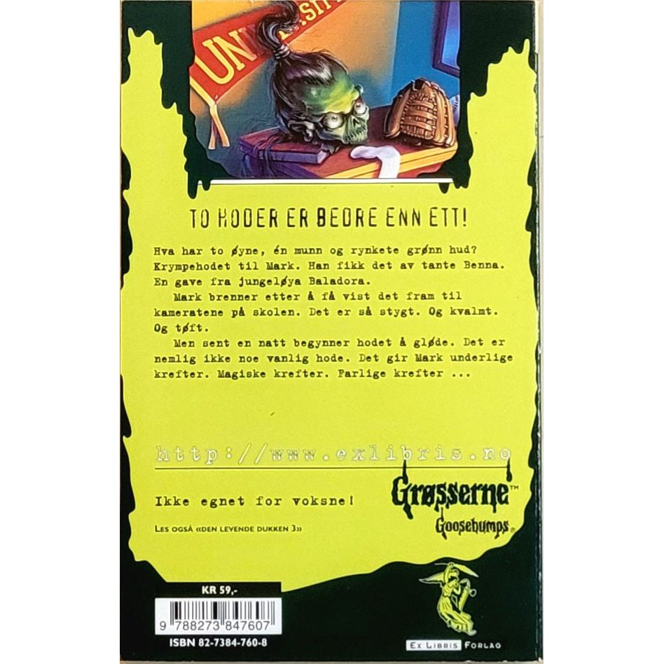 Stine, R.L.: Grøsserne 39 - Det krympede hodet