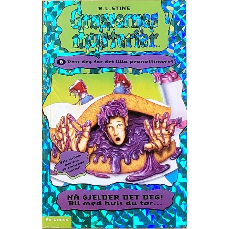 Grøssernes mysterier 6 - Pass det for det lilla peanøttsmøret - Brukte bøker av R.L. Stine