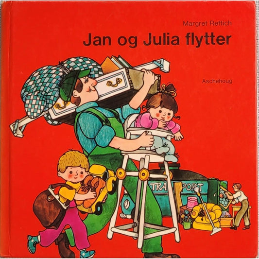 Jan og Julia flytter, brukte bøker av Margret Rettich