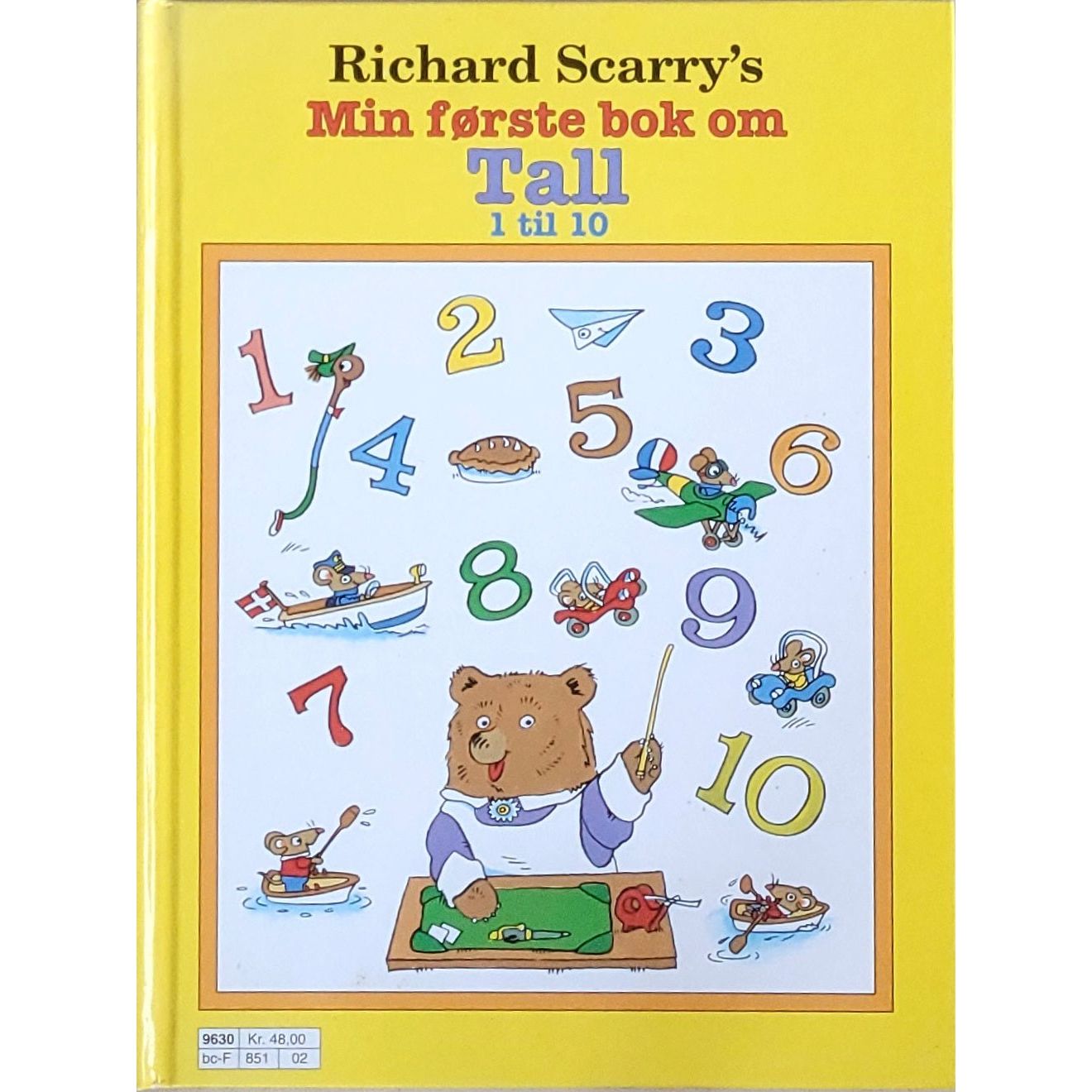 Richard Scarry's Min første bok om tall - Brukte bøker