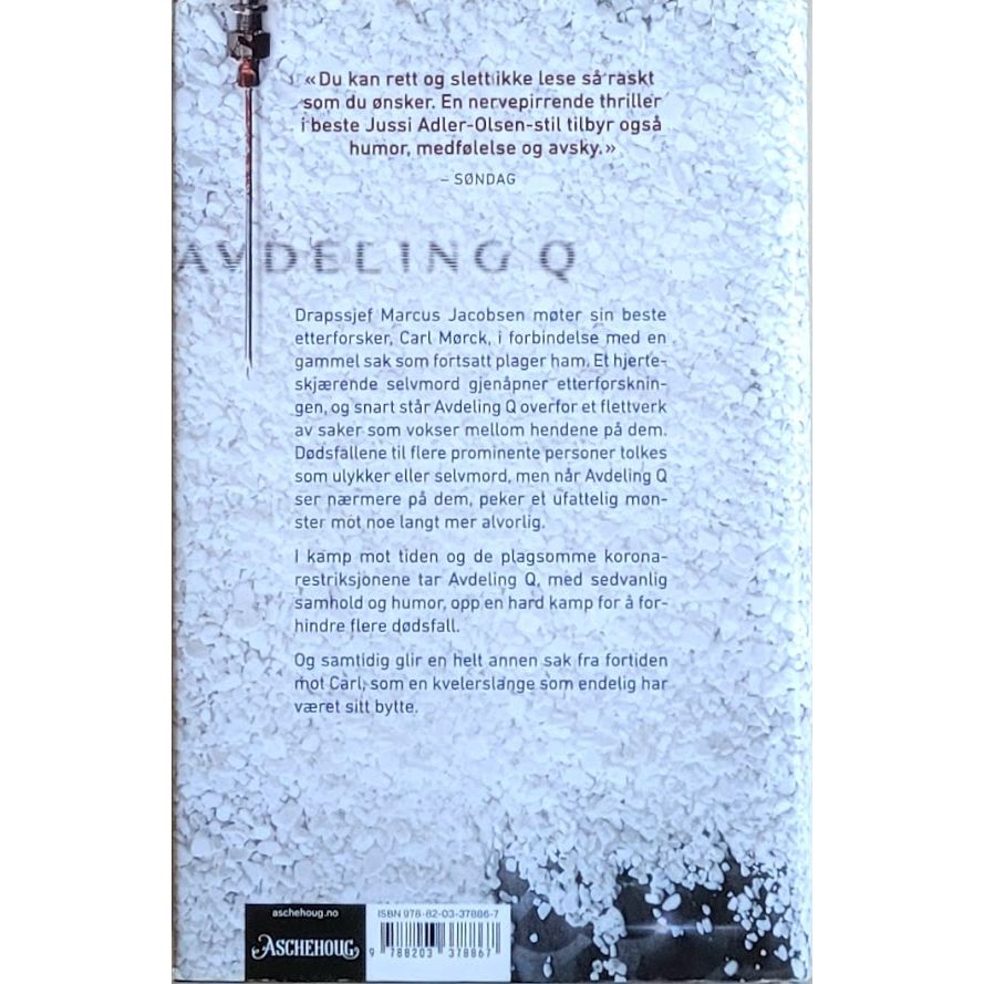 Adler-Olsen, Jussi: Avdeling Q, bok 9 - Natriumklorid