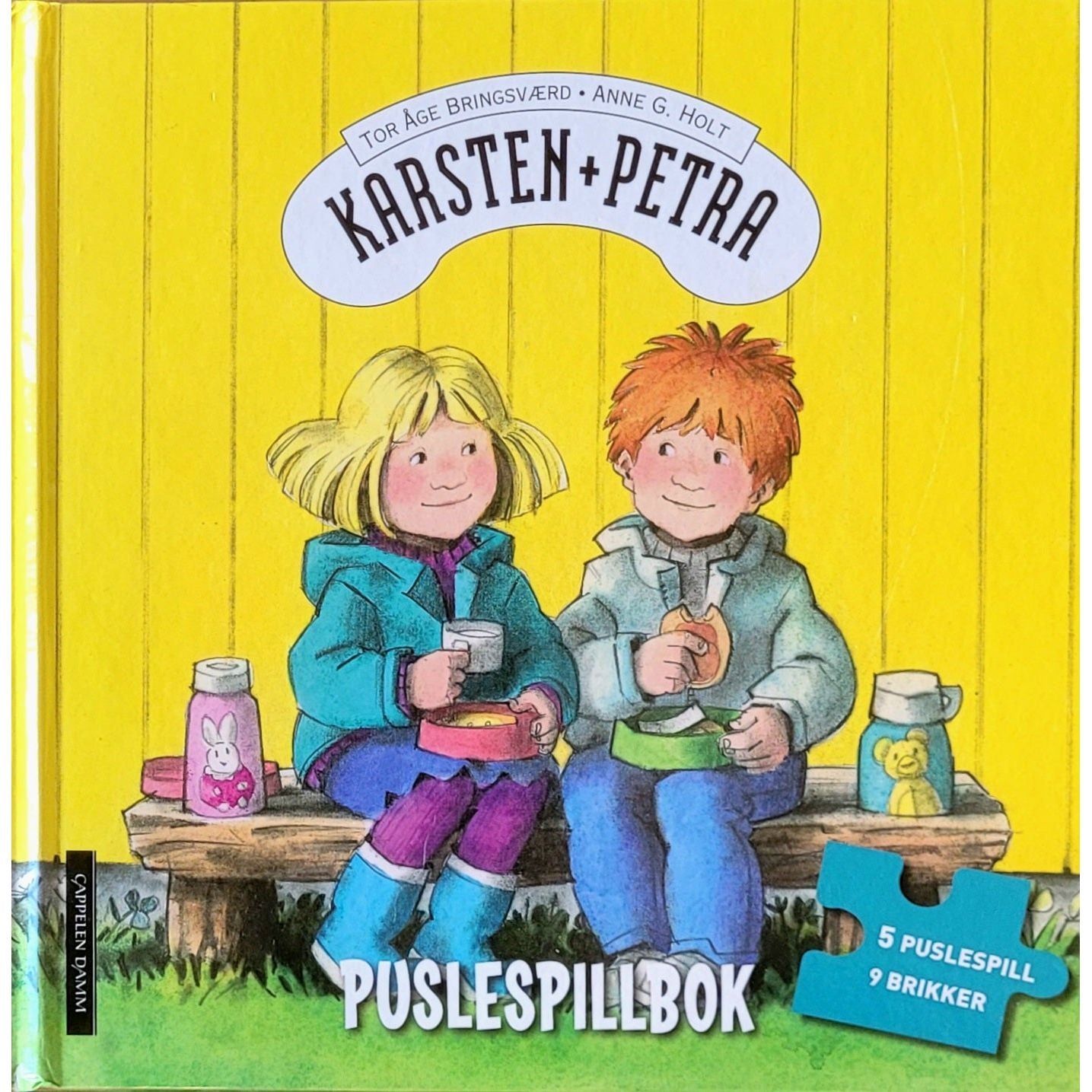 Karsten + Petra - Puslespillbok, brukte bøker av Tor Åge Bringsværd