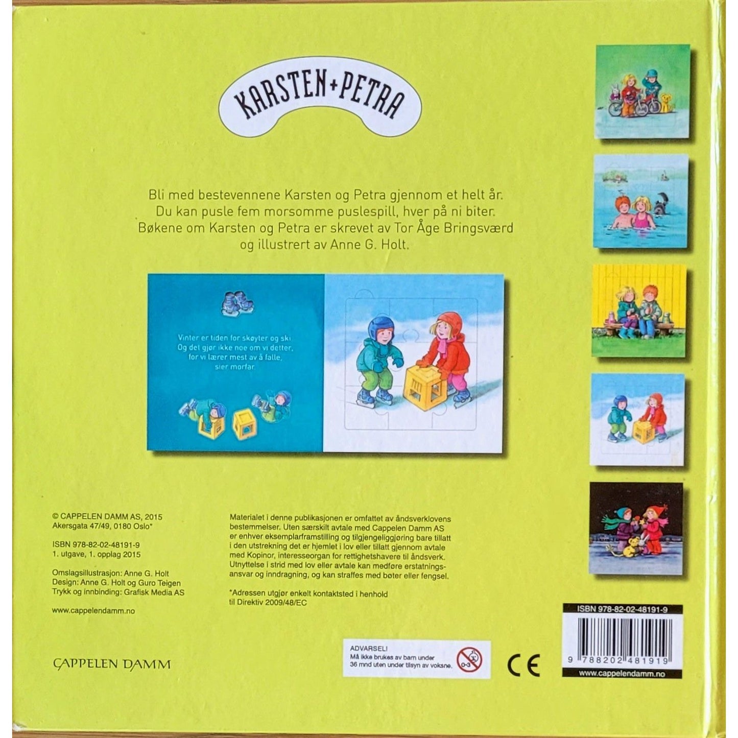 Bringsværd, Tor Åge: Karsten + Petra - Puslespillbok