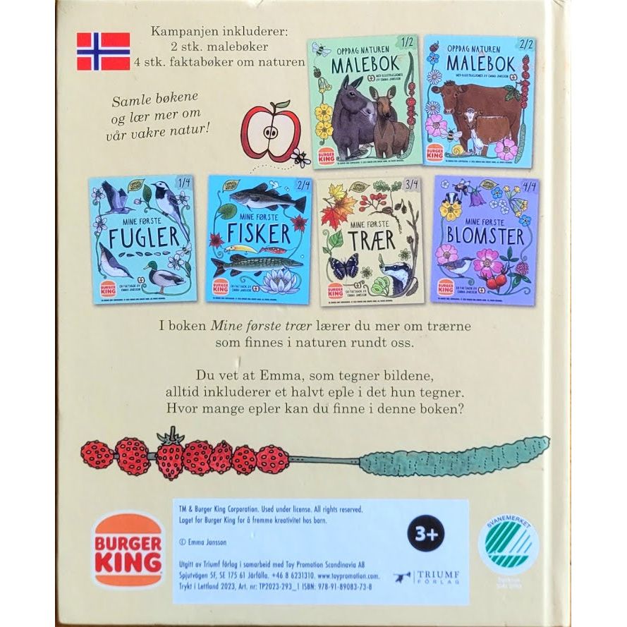 Mine første trær - brukte bøker av Emma Jansson. Inventaret bokhandel