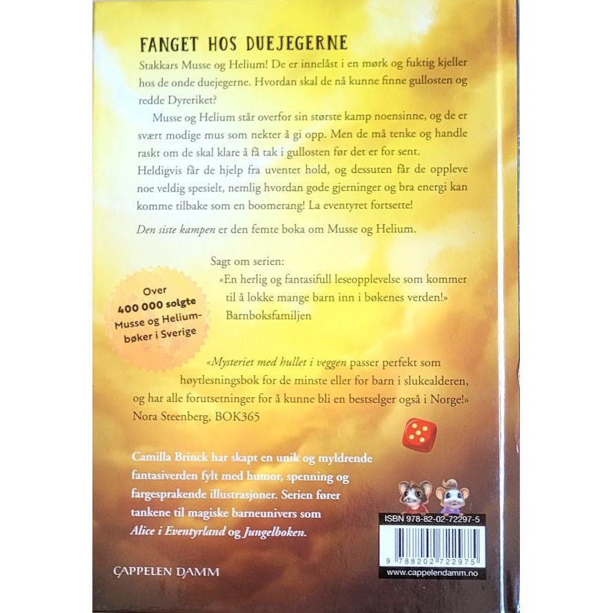 Brinck, Camilla: Musse og Helium 5 - Den siste kampen