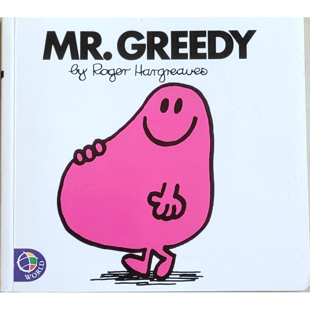 Mr. Greedy (2), brukte bøker av Roger Hargreaves