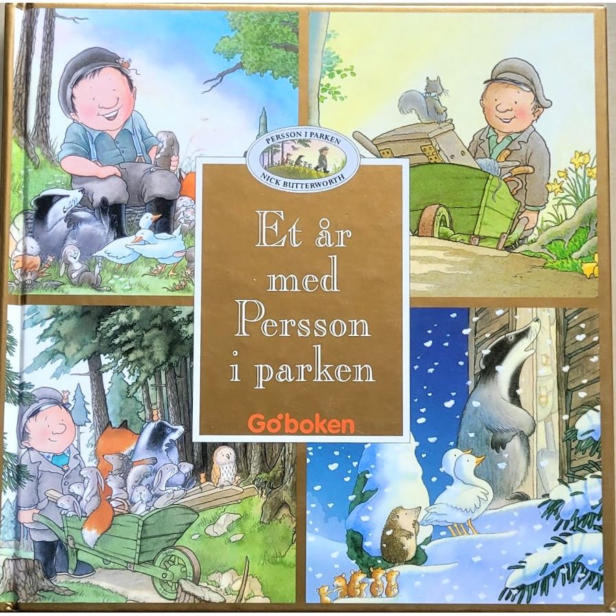 Et år med Persson i parken, brukte bøker av Nick Butterworth