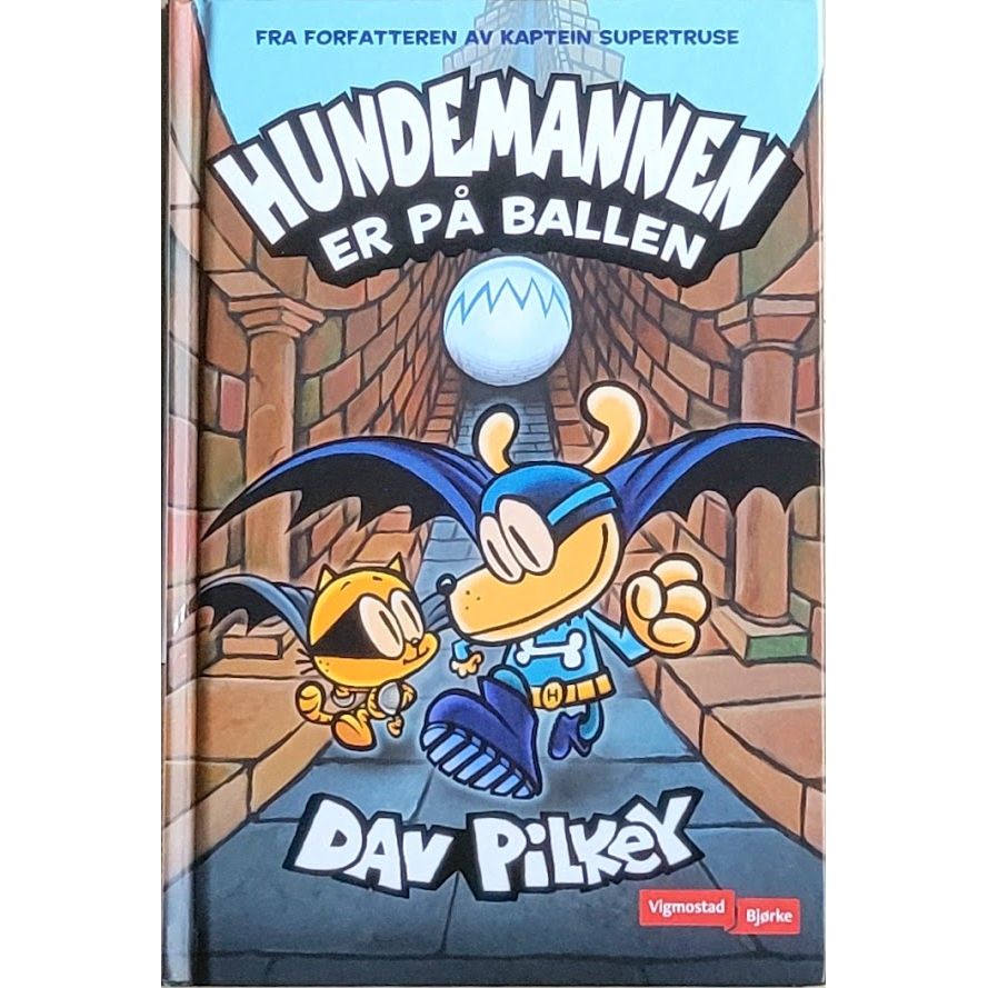 Hundemannen (7) er på ballen, brukte bøker av Dav Pilkey