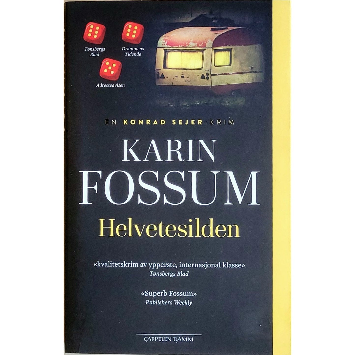 Konrad Sejer 12 - Helvetesilden, brukte bøker av Karin Fossum