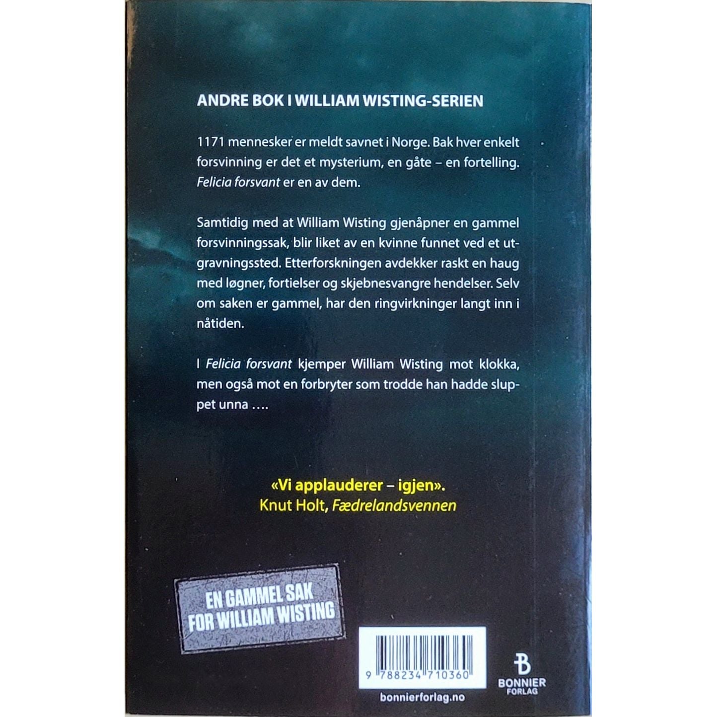 Horst, Jørn Lier: William Wisting 2 - Felicia forsvant