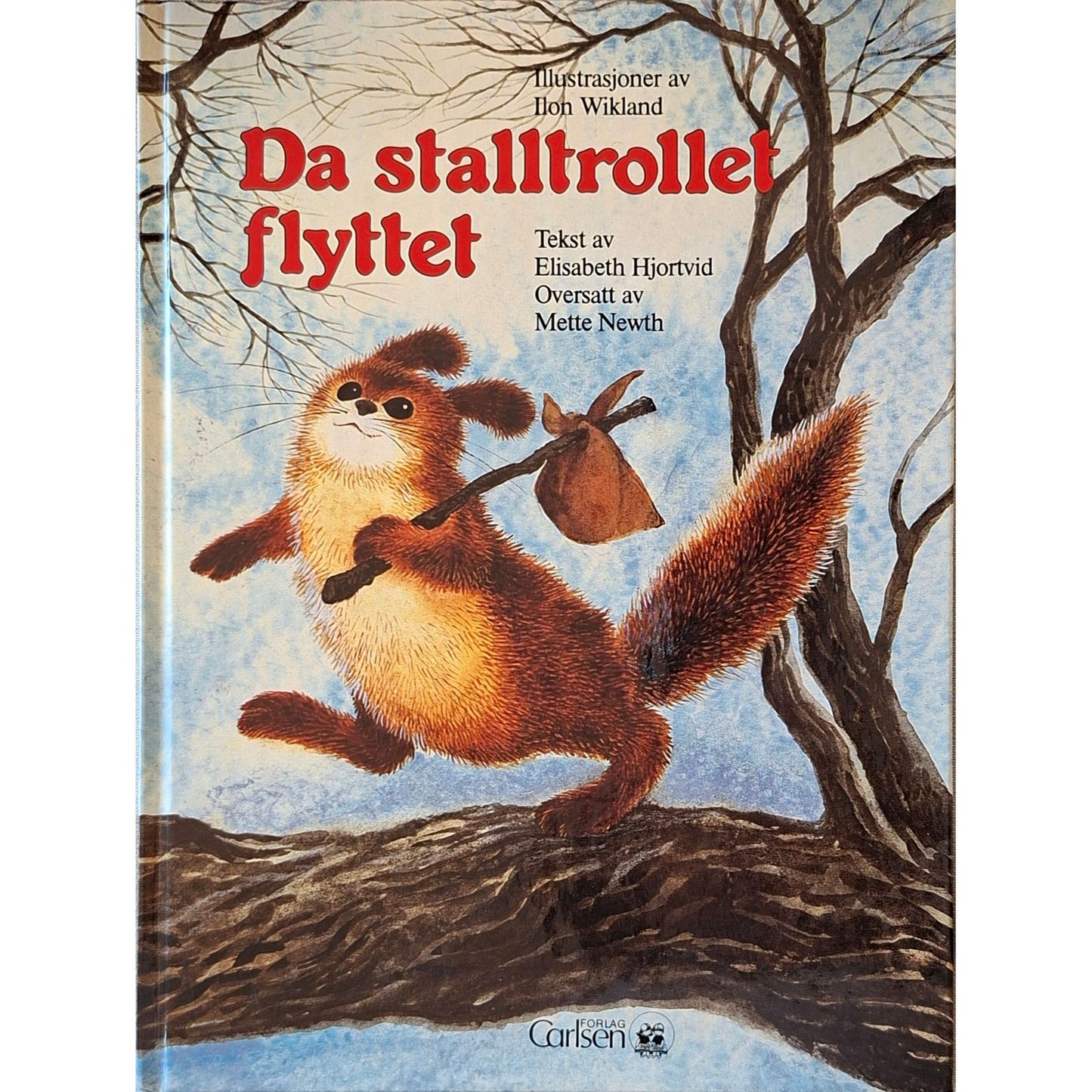 Da stalltrollet flyttet, brukte bøker av Elisabeth Hjortvid