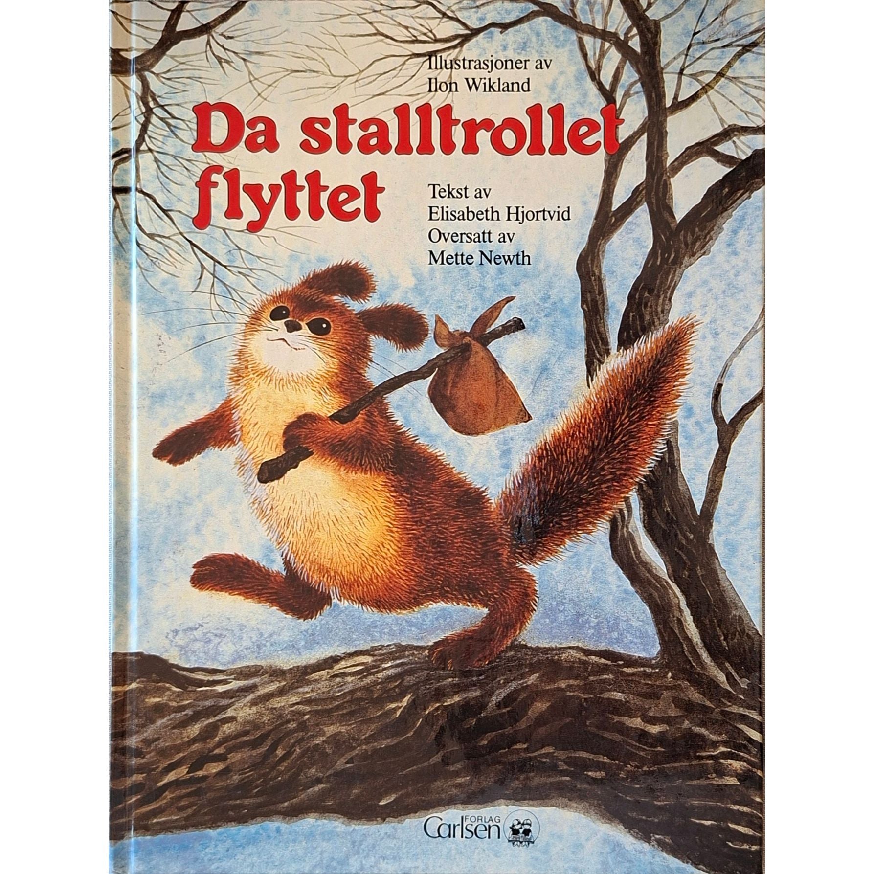 Da stalltrollet flyttet, brukte bøker av Elisabeth Hjortvid