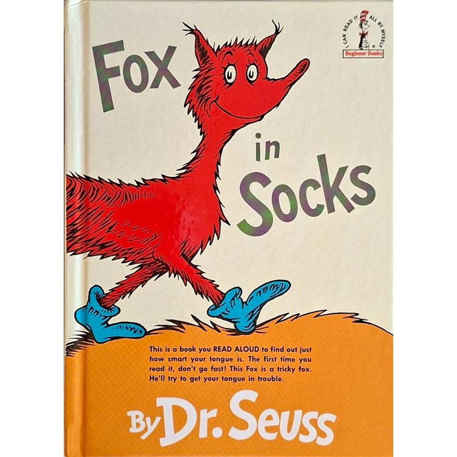 Fox in Socks. Brukte bøker av Dr. Seuss