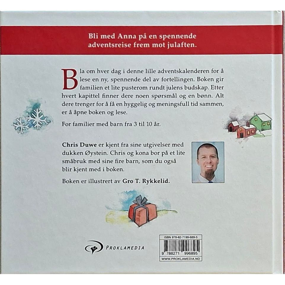 Duwe, Chris: Anna på juletur - en adventshistorie i 24 deler