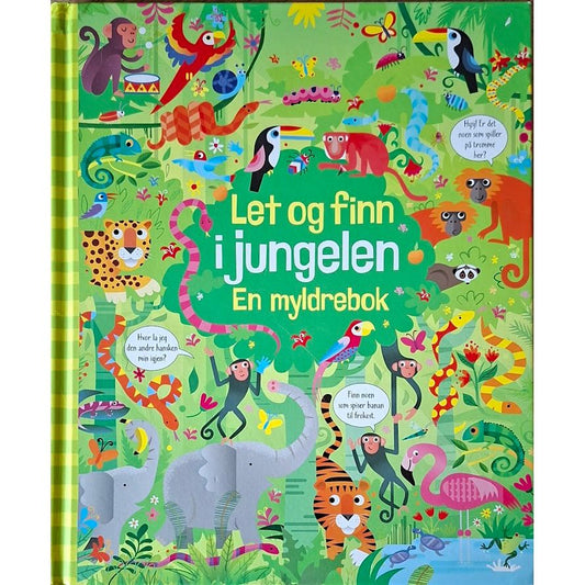 Let og finn i jungelen - En myldrebok, brukte bøker av Kirsteen Robson