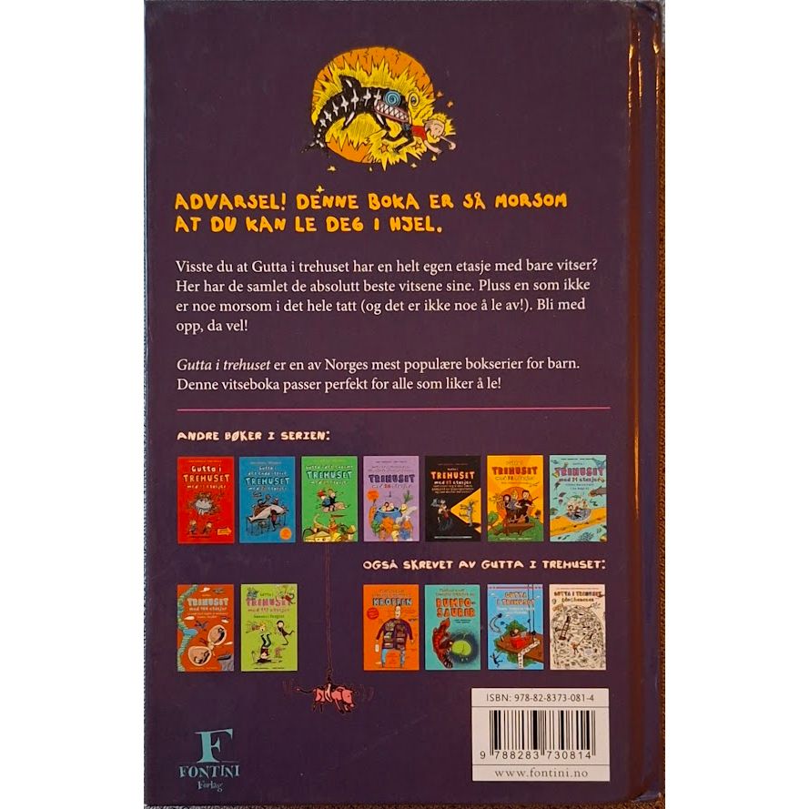 Griffiths, Andy: Gutta i trehuset dør (nesten) av sine egne vitser