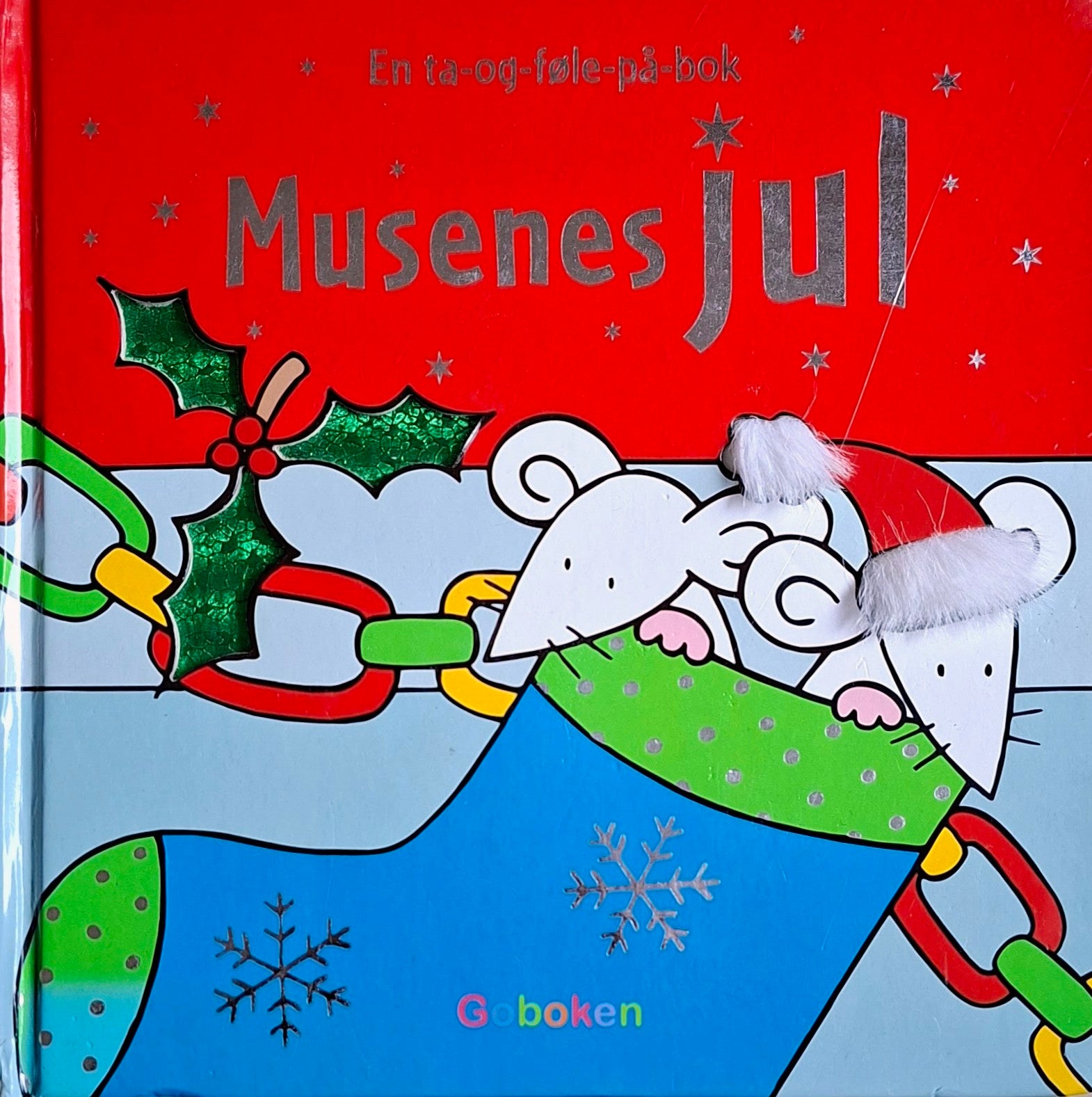 Musenes jul. Brukt ta-og-føle-på bok fra Go'boken hos Inventaret